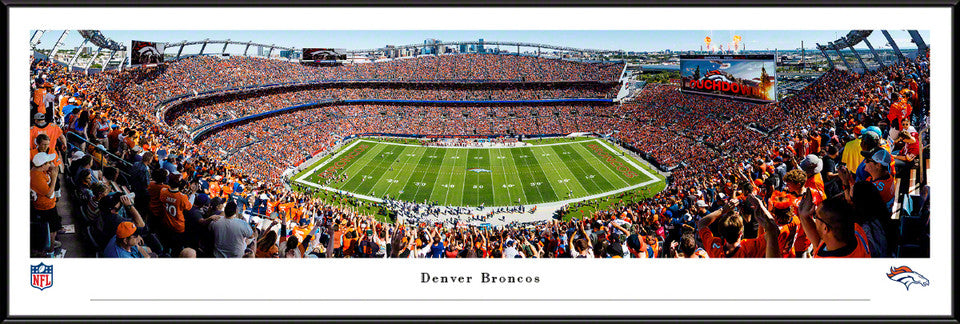 Denver Broncos at Empower Field at Mile High Stadium Panoramic Picture - NFL Fan Cave Decor by Blakeway Panoramas