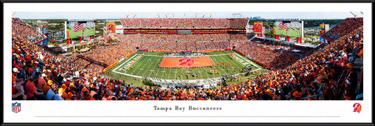 Tampa Bay Buccaneers Panoramic Picture - Throwback Creamsicle Game at Raymond James Stadium by Blakeway Panoramas