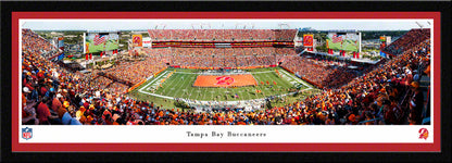 Tampa Bay Buccaneers Panoramic Picture - Throwback Creamsicle Game at Raymond James Stadium by Blakeway Panoramas