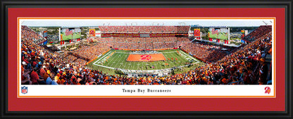 Tampa Bay Buccaneers Panoramic Picture - Throwback Creamsicle Game at Raymond James Stadium by Blakeway Panoramas