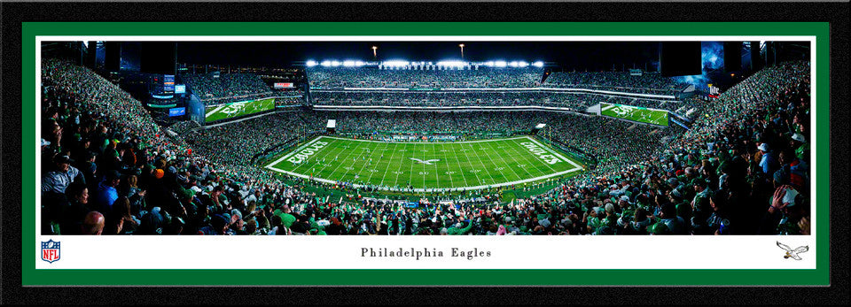 Philadelphia Eagles Throwback Game Panoramic Picture - NFL Lincoln Financial Field Fan Cave Decor