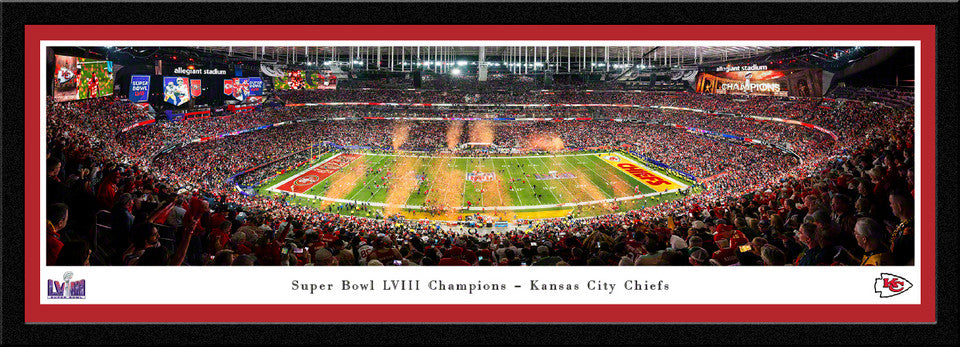 2024 Super Bowl LVIII Champions Panoramic Picture - Kansas City Chiefs by Blakeway Panoramas