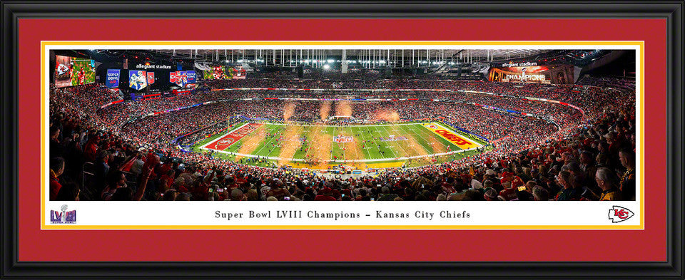 2024 Super Bowl LVIII Champions Panoramic Picture - Kansas City Chiefs by Blakeway Panoramas