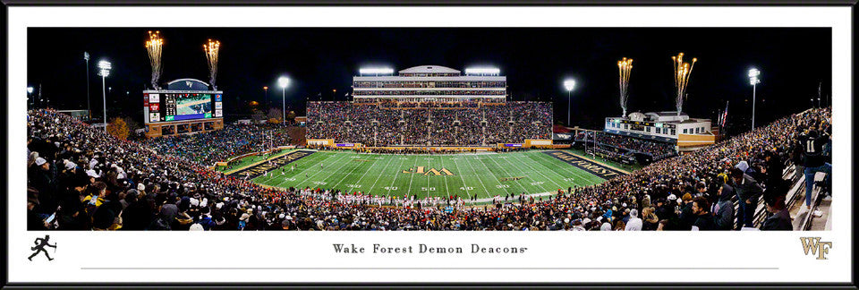 Wake Forest Demon Deacons Football Panoramic Picture - Allegacy Federal Credit Union Stadium by Blakeway Panoramas