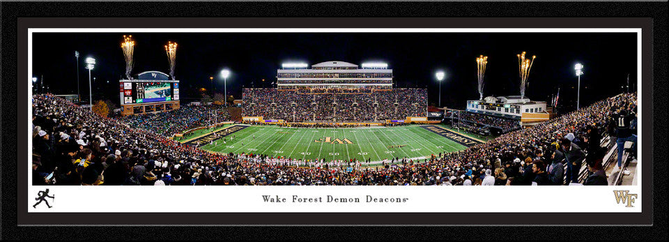 Wake Forest Demon Deacons Football Panoramic Picture - Allegacy Federal Credit Union Stadium by Blakeway Panoramas