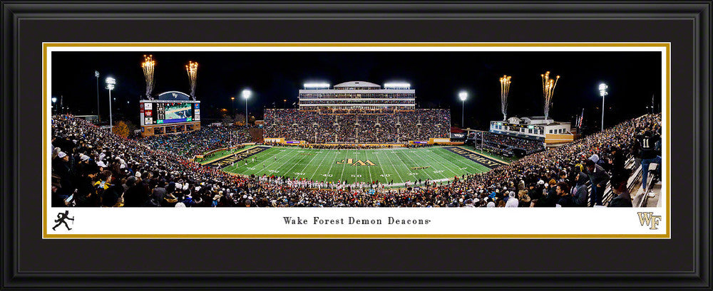 Wake Forest Demon Deacons Football Panoramic Picture - Allegacy Federal Credit Union Stadium by Blakeway Panoramas