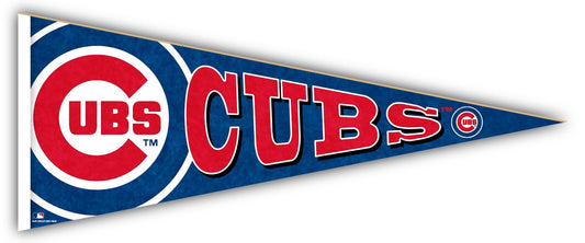 Chicago Cubs 24" Wood Pennant by Fan Creations