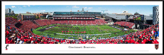 Cincinnati Bearcats Panoramic Picture - 50 Yard Line at Nippert Stadium Wall Decor by Blakeway Panoramas