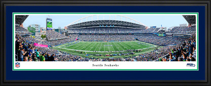 Seattle Seahawks Lumen Field Panoramic Picture - NFL Fan Cave Decor by Blakeway Panorama