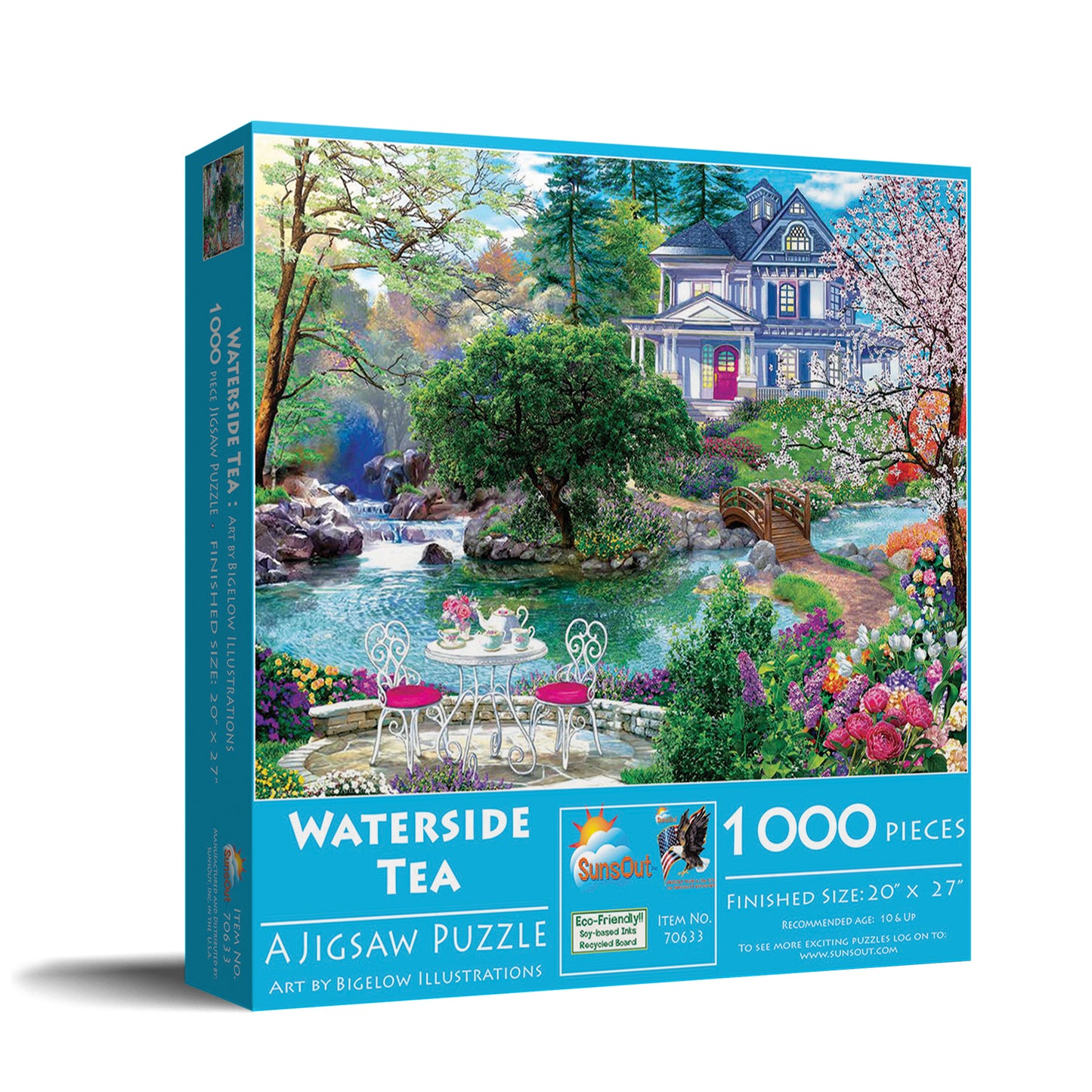 Waterside Tea 1000 Piece Jigsaw Puzzle by SunsOut