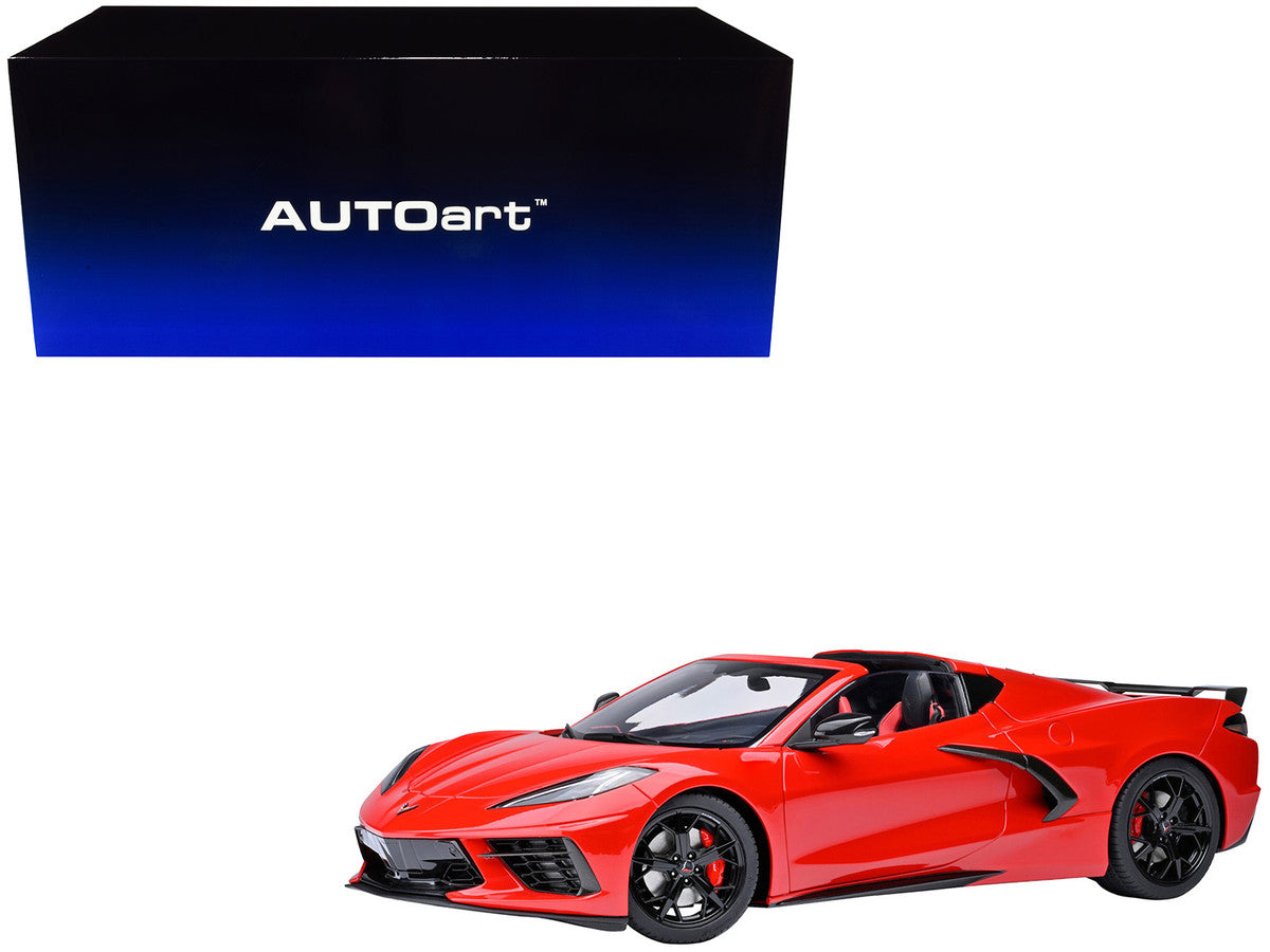 2020 Chevrolet Corvette C8 Stingray Torch Red 1/18 Model Car by Autoart