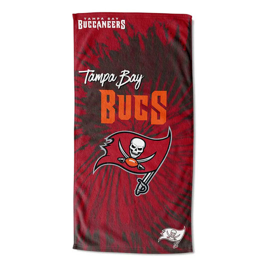 Tampa Bay Buccaneers 30" x 60" Psychedelic Beach Towel by The Northwest