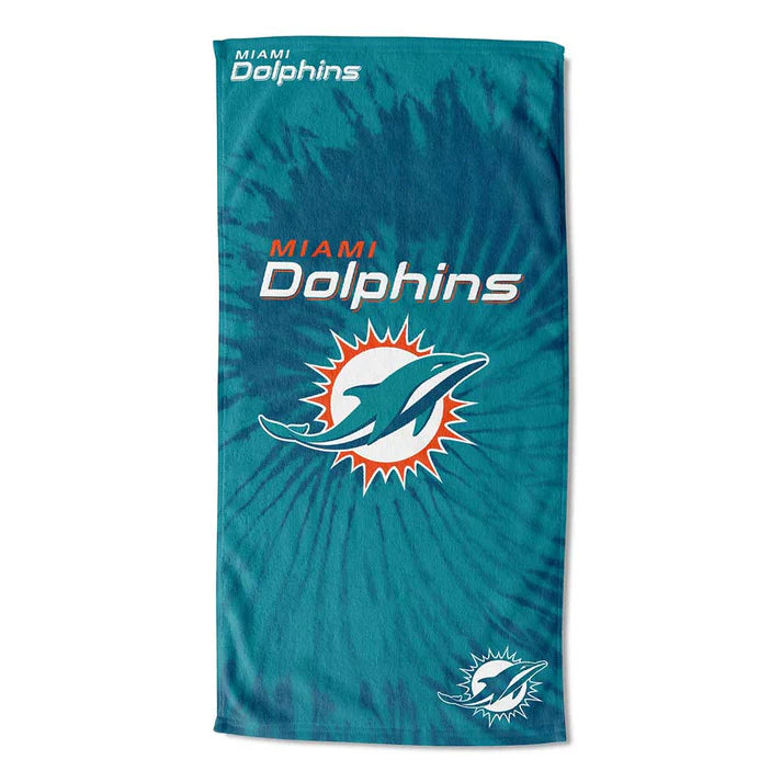 Miami Dolphins 30" x 60" Psychedelic Beach Towel by The Northwest