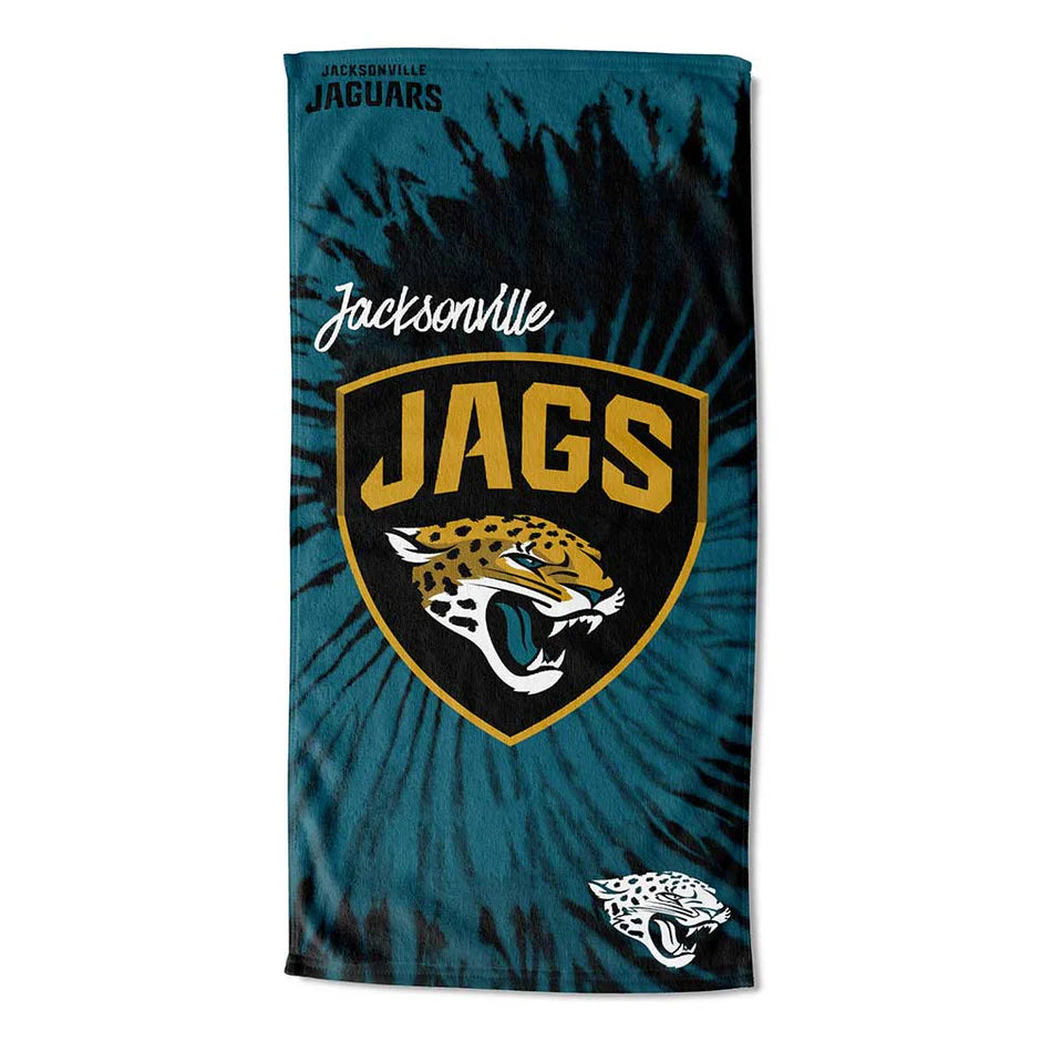 Jacksonville Jaguars 30" x 60" Psychedelic Beach Towel by The Northwest