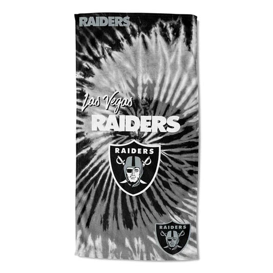 Las Vegas Raiders 30" x 60" Psychedelic Beach Towel by The Northwest