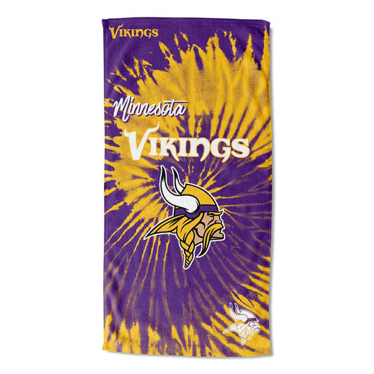 Minnesota Vikings 30" x 60" Psychedelic Beach Towel by The Northwest