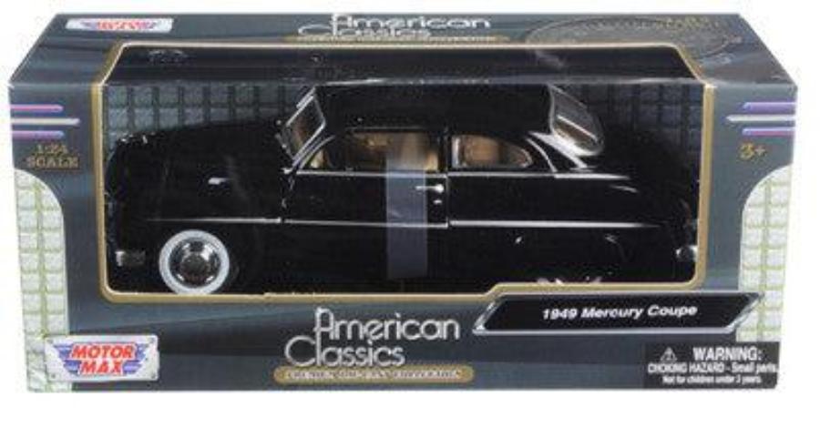 1949 Mercury Black 1/24 Diecast Model Car by Motormax