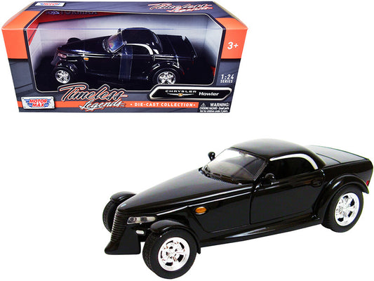 Motormax Chrysler Howler Concept black 1/24 diecast model from Timeless Legends Series with opening parts