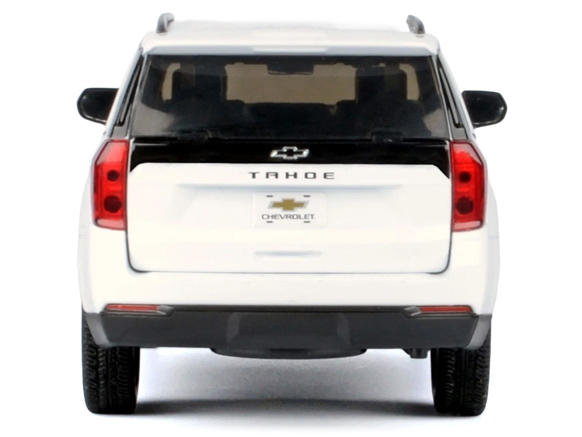 2025 Chevrolet Tahoe Z71 White "Timeless Legends" Series 1/24 Diecast Model Car by Motormax