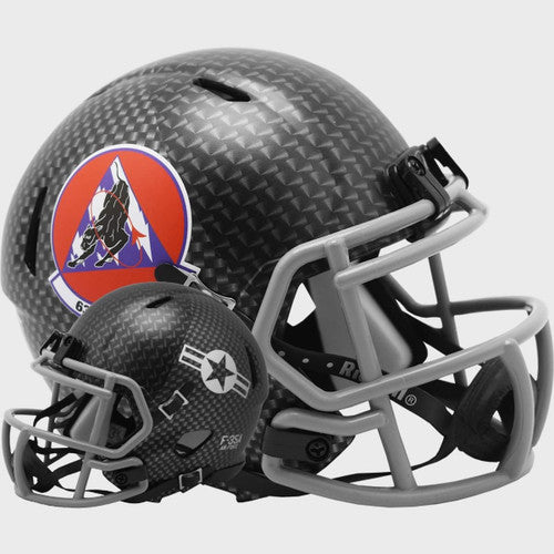 Air Force Falcons 63RD Fighter Squad Limited Edition Speed Mini Helmet by Riddell