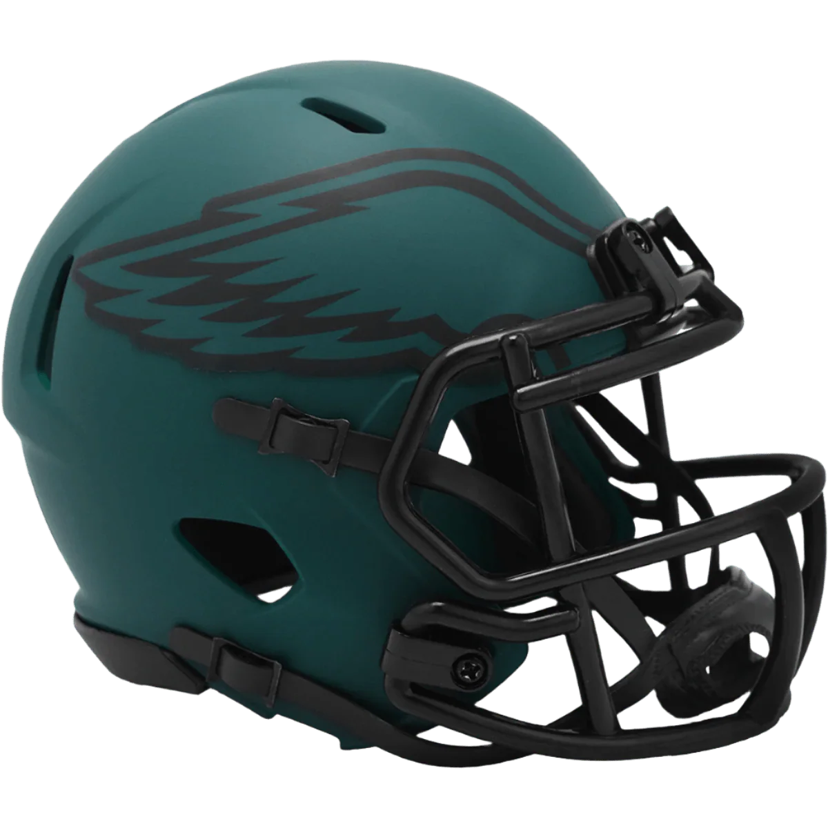Philadelphia Eagles Rave NFL Speed Mini Helmet by Riddell, half-scale collectible ideal for autographs.