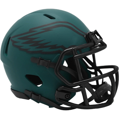 Philadelphia Eagles Rave NFL Speed Mini Helmet by Riddell, half-scale collectible ideal for autographs.