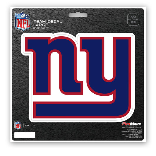 New York Giants 8" x 8" Die Cut Decal by Team Promark