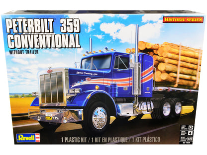 Peterbilt 359 Conventional Truck Tractor (without Trailer) "Historic Series" 1/25 Scale Model Kit Skill Level 4 by Revell