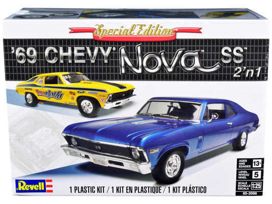 1969 Chevrolet Nova SS "Special Edition" 2-in-1 Kit 1/25 Scale Skill Level 5 Model Kit by Revell