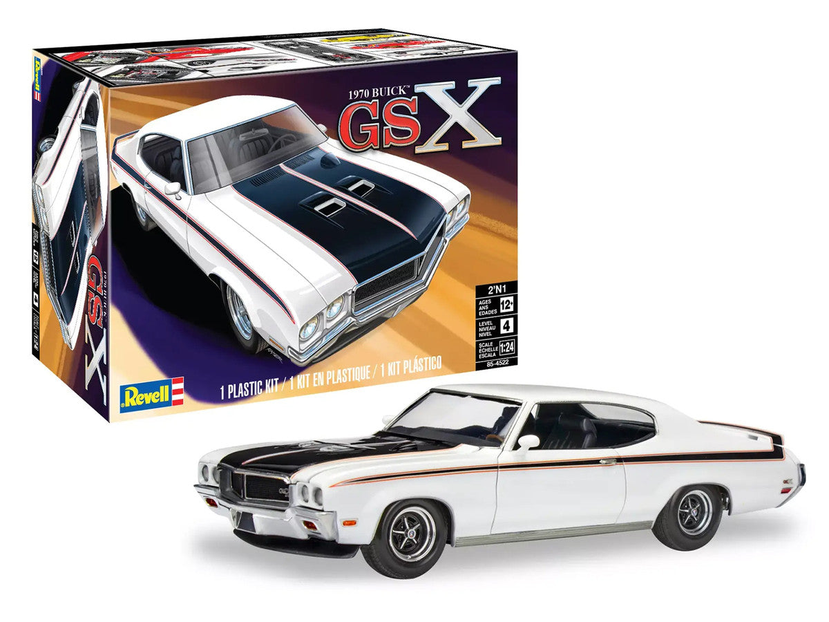 1970 Buick GSX 2-in-1 Kit 1/24 Scale Skill Level 4 Model Kit by Revell