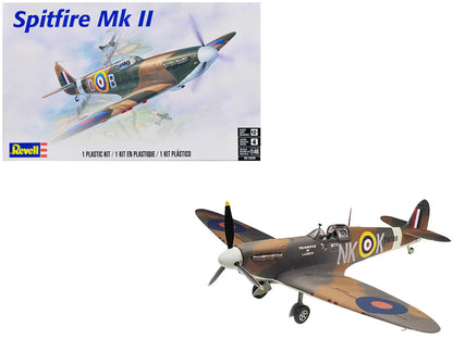 Supermarine Spitfire Mk-II Fighter Aircraft 1/48 Scale Level 4 Model Kit by Revell