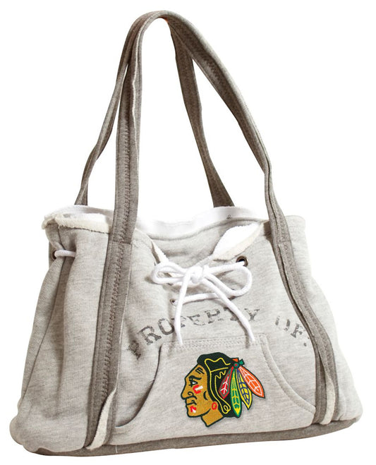 Chicago Blackhawks Hoodie Purse with Embroidered Logo by Little Earth
