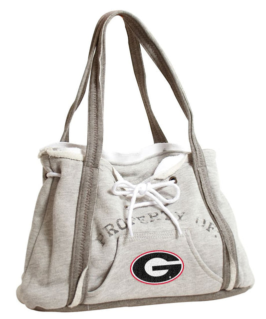 Georgia Bulldogs Hoodie Purse with Embroidered Logo by Little Earth