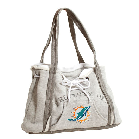 Miami Dolphins Hoodie Purse with Embroidered Logo by Little Earth
