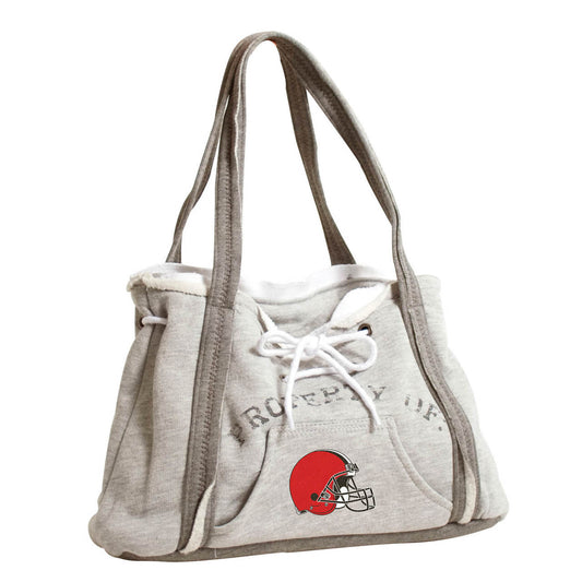 Cleveland Browns Hoodie Purse with Embroidered Logo by Little Earth