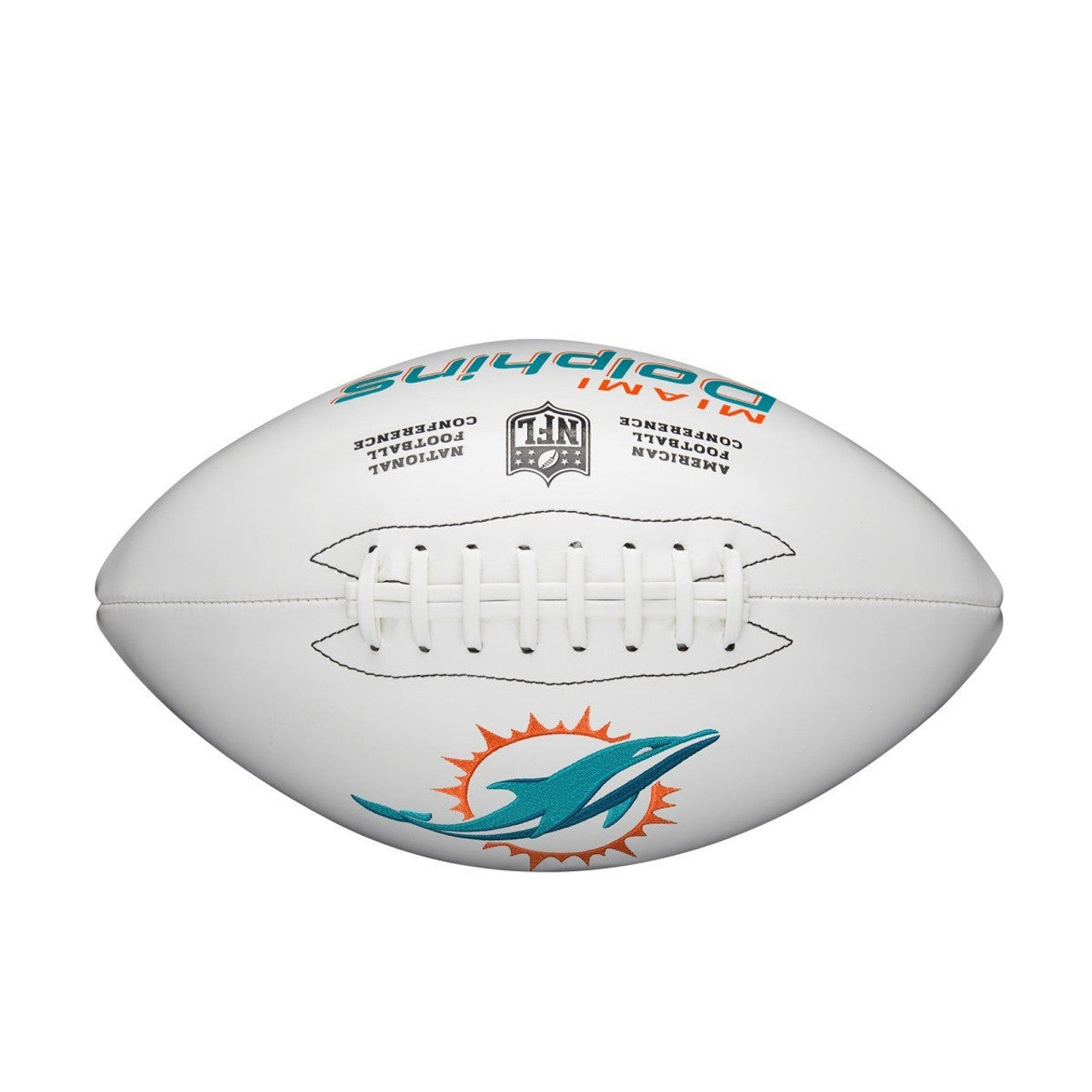 Miami Dolphins Full Size Autographable Football by Wilson