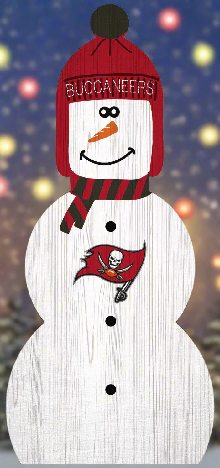 Tampa Bay Buccaneers 31" Snowman Leaner by Fan Creations