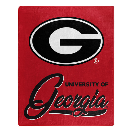 Georgia Bulldogs 50" x 60" Signature Design Raschel Blanket by Northwest