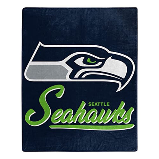 Seattle Seahawks 50" x 60" Signature Design Raschel Blanket by Northwest