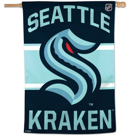 Seattle Kraken 28" x 40" Vertical House Flag/Banner by Wincraft