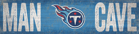 Tennessee Titans Distressed Man Cave Sign by Fan Creations