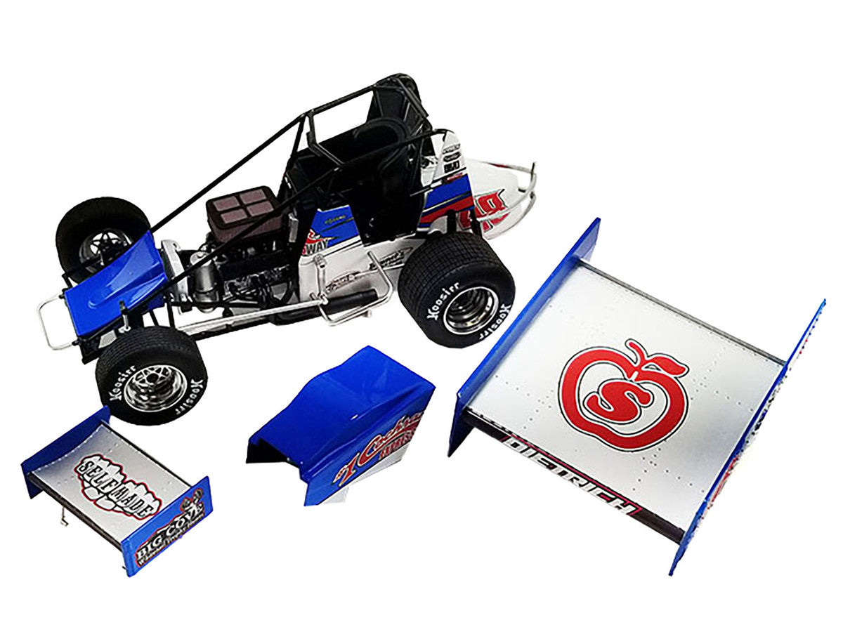 Winged Sprint Car #48 Danny Dietrich Cochran Expressway Weikert's Livestock Inc Gary Kauffman Racing World of Outlaws (2023) 1/18 Diecast Car by ACME