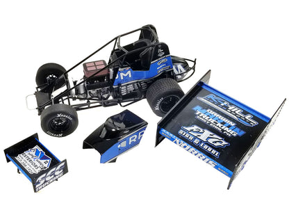 Winged Sprint Car #44 Dylan Norris "RPM" Gobrecht Motorsports "World of Outlaws" (2023) 1/18 Diecast Model Car by ACME