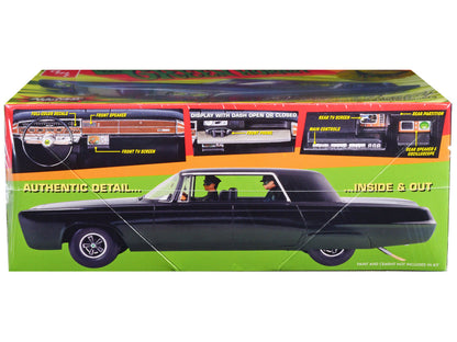 Black Beauty "The Green Hornet" (1966–1967) TV Series with Green Hornet and Kato Figures 1/25 Scale Skill 2 Model Kit by AMT