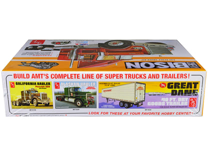 Skill 3 Model Kit Chevrolet Bison Truck Tractor 1/25 Scale Model by AMT