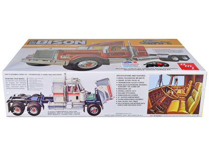 Skill 3 Model Kit Chevrolet Bison Truck Tractor 1/25 Scale Model by AMT