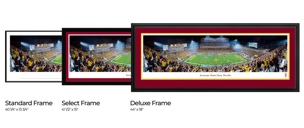 Arizona State Sun Devils Football Panoramic Picture - Sun Devil Stadium Fan Cave Decor by Blakeway Panoramas