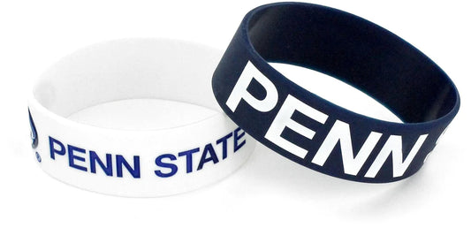 Penn State Nittany Lions Pack of 2 Silicone Bracelet by Aminco