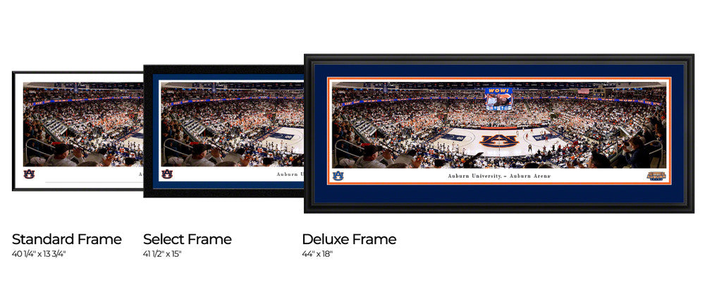 Auburn Tigers Basketball Panoramic Picture - Auburn Arena Fan Cave Decor by Blakeway Panoramas