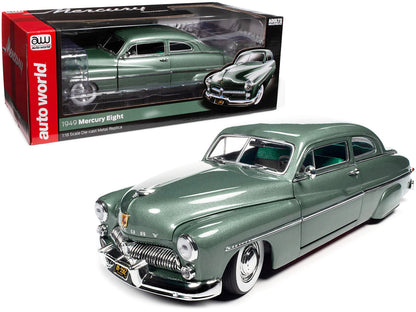 Auto World 1949 Mercury Eight Coupe 1/18 diecast. New in box, limited edition, real rubber tires, detailed interior, officially licensed.